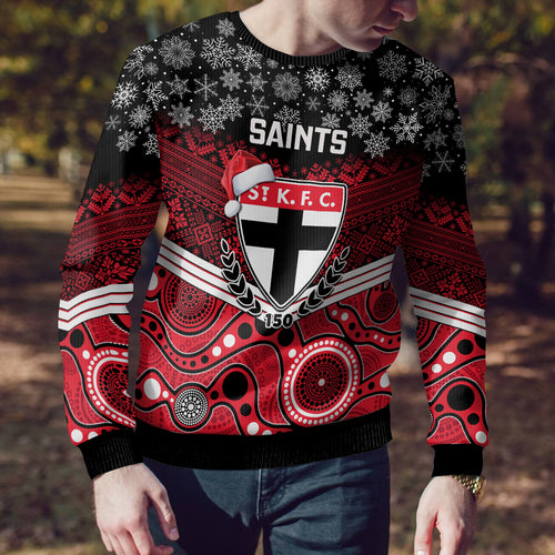 custom-st-kilda-football-christmas-ugly-christmas-sweater-merry-xmas-2023-mix-aboriginal-art