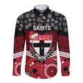 custom-st-kilda-football-christmas-long-sleeve-button-shirt-merry-xmas-2023-mix-aboriginal-art