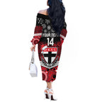 custom-st-kilda-football-christmas-off-the-shoulder-long-sleeve-dress-merry-xmas-2023-mix-aboriginal-art