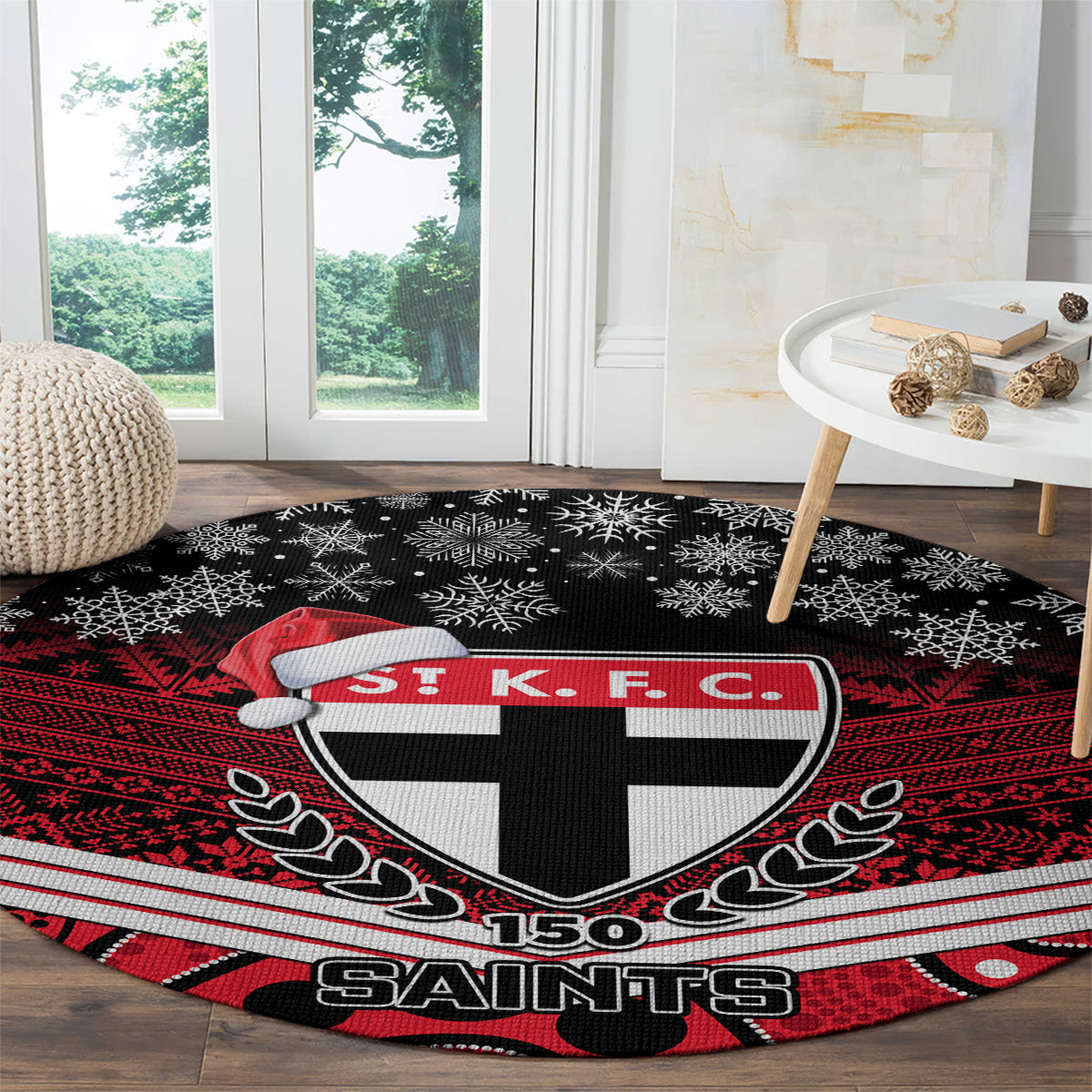 custom-st-kilda-football-christmas-round-carpet-merry-xmas-2023-mix-aboriginal-art
