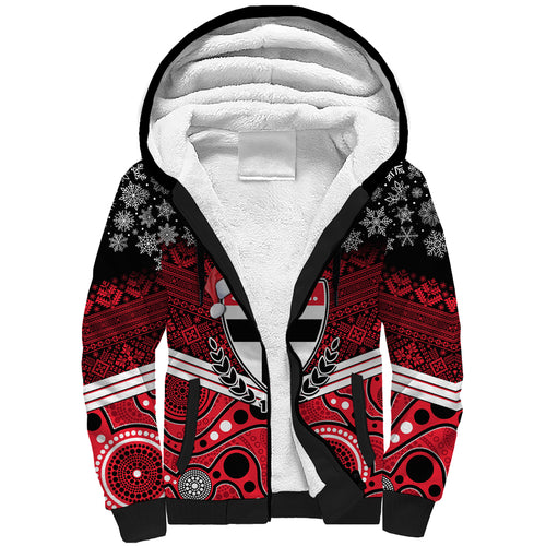 custom-st-kilda-football-christmas-sherpa-hoodie-merry-xmas-2023-mix-aboriginal-art