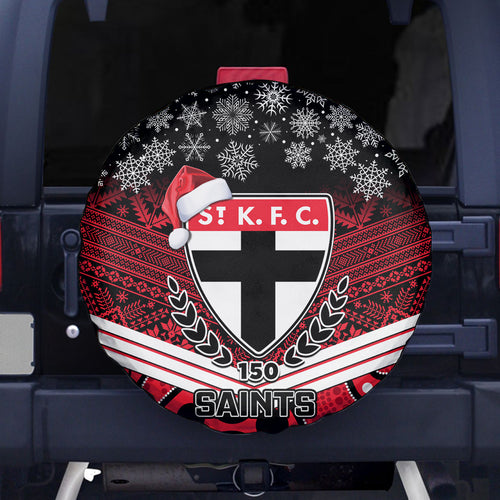 custom-st-kilda-football-christmas-spare-tire-cover-merry-xmas-2023-mix-aboriginal-art