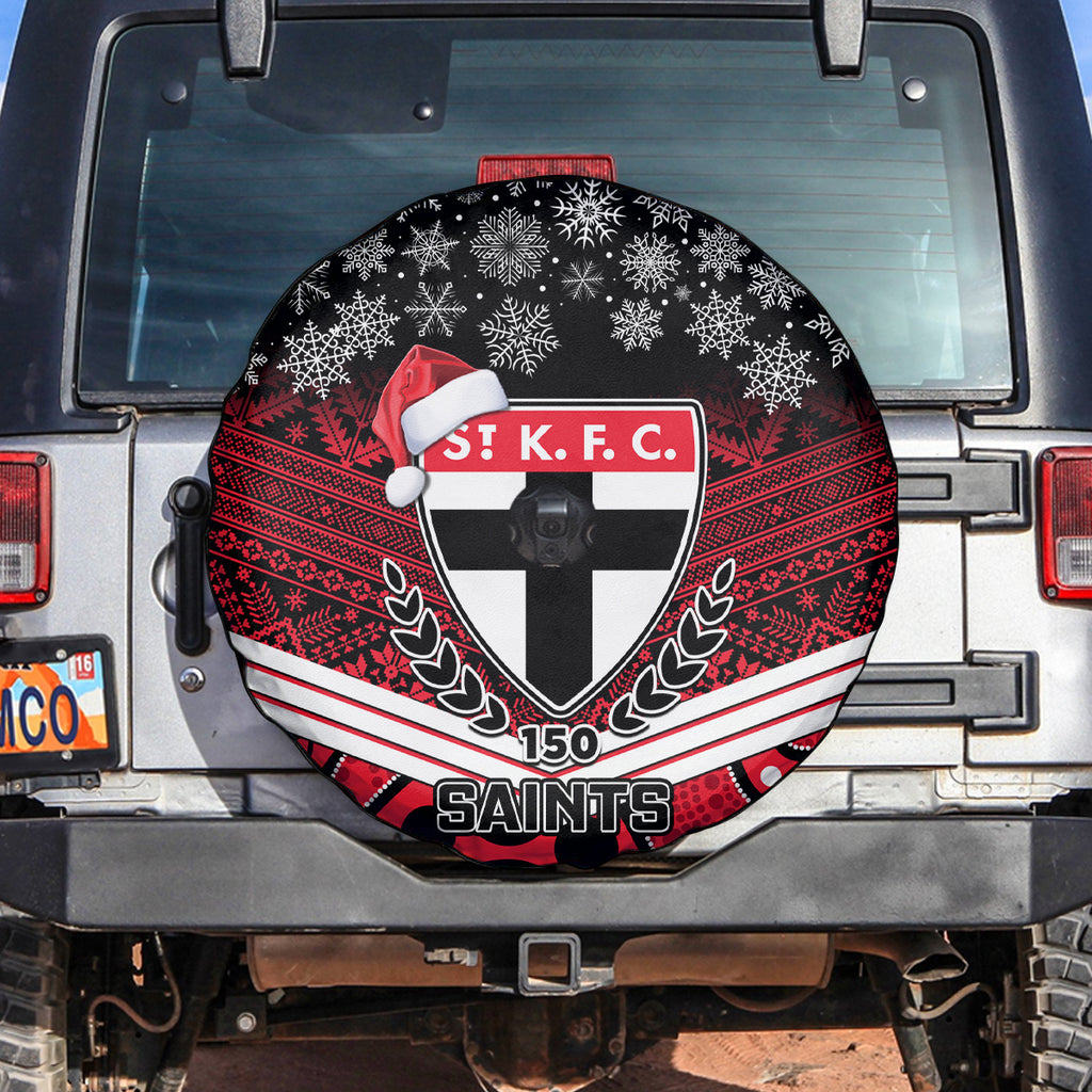 custom-st-kilda-football-christmas-spare-tire-cover-merry-xmas-2023-mix-aboriginal-art