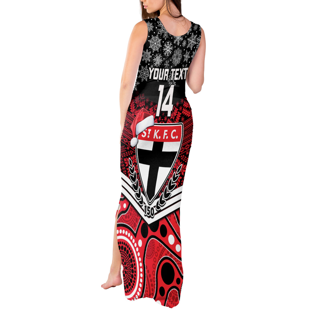 custom-st-kilda-football-christmas-tank-maxi-dress-merry-xmas-2023-mix-aboriginal-art