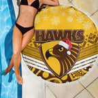 custom-hawthorn-football-christmas-beach-blanket-merry-xmas-2023-mix-aboriginal-art