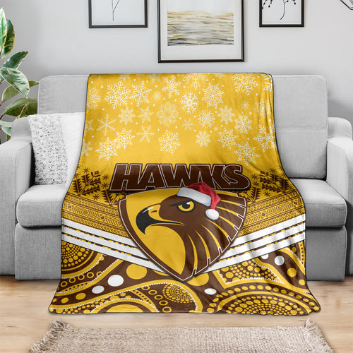 custom-hawthorn-football-christmas-blanket-merry-xmas-2023-mix-aboriginal-art