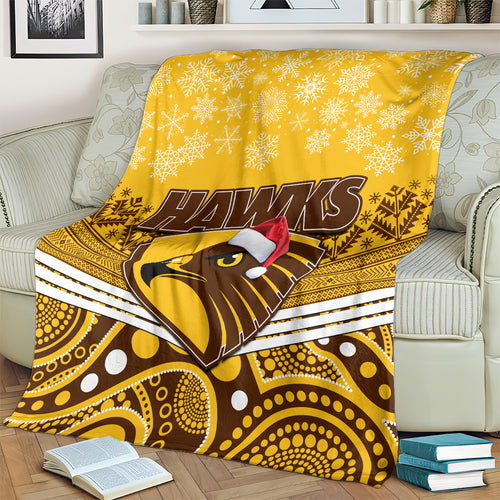 custom-hawthorn-football-christmas-blanket-merry-xmas-2023-mix-aboriginal-art