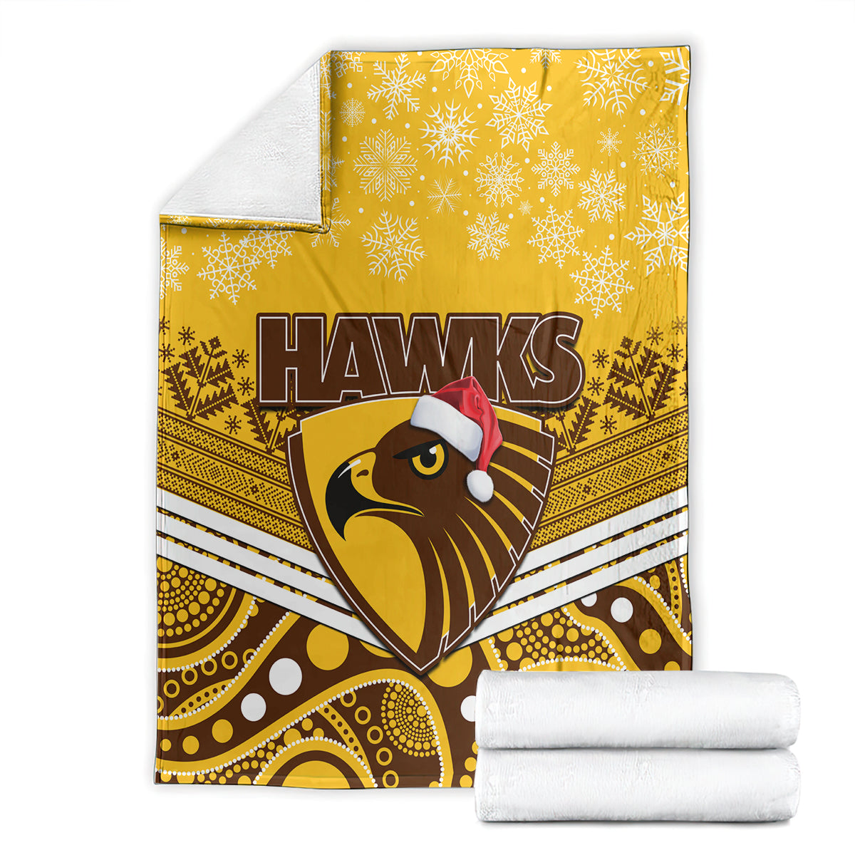 custom-hawthorn-football-christmas-blanket-merry-xmas-2023-mix-aboriginal-art