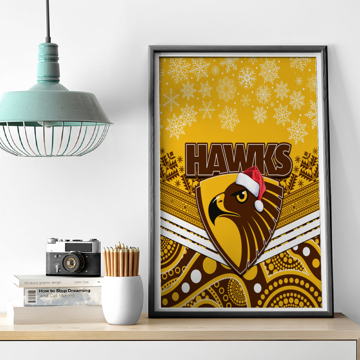 custom-hawthorn-football-christmas-canvas-wall-art-merry-xmas-2023-mix-aboriginal-art
