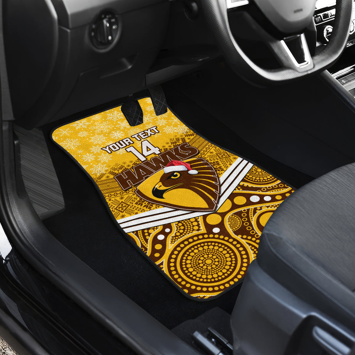 custom-hawthorn-football-christmas-car-mats-merry-xmas-2023-mix-aboriginal-art