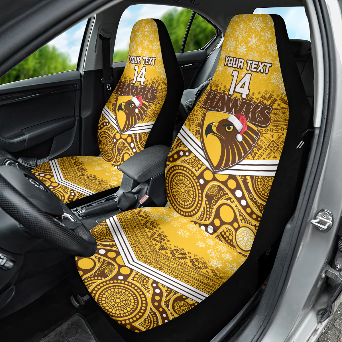 custom-hawthorn-football-christmas-car-seat-cover-merry-xmas-2023-mix-aboriginal-art