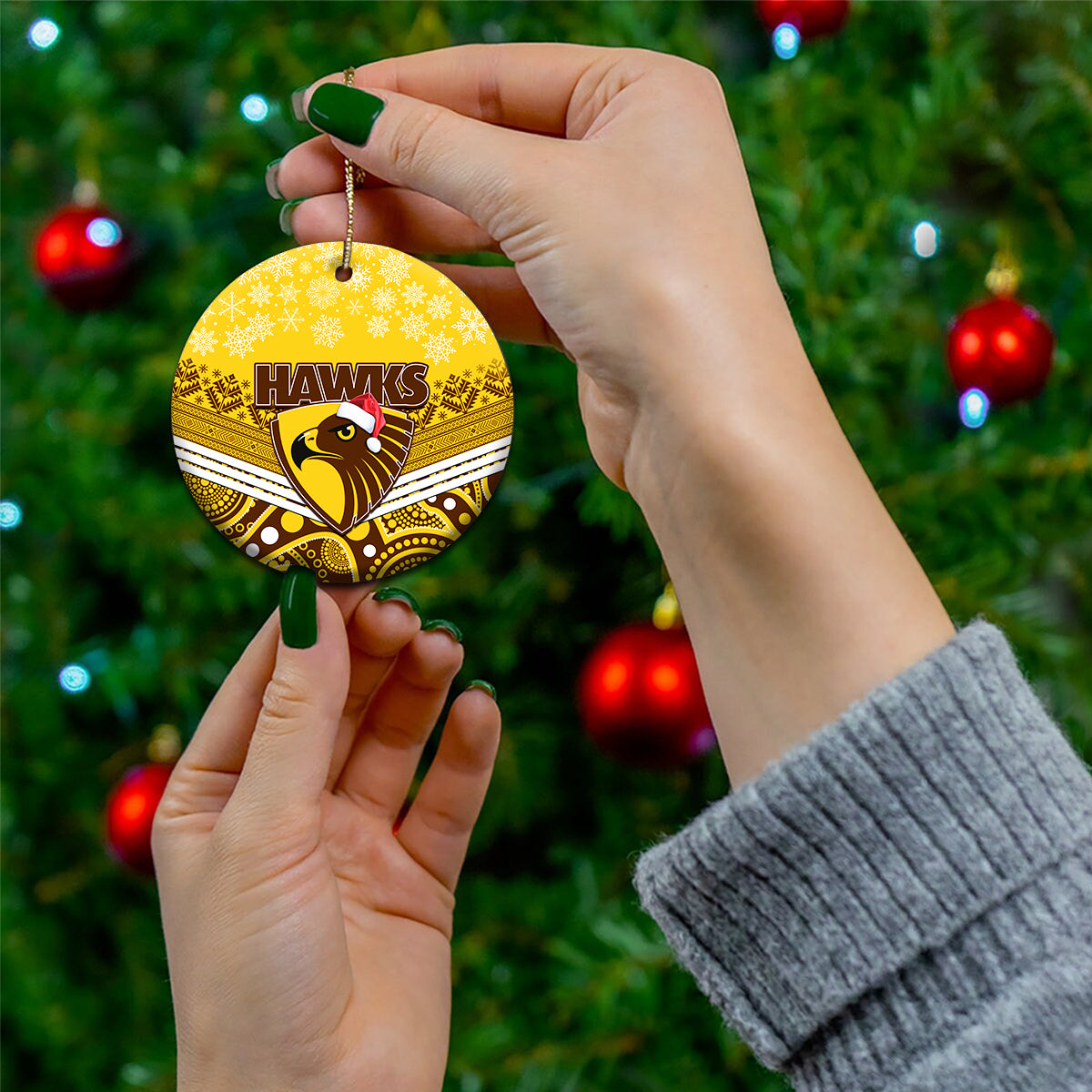 hawthorn-football-christmas-ceramic-ornament-merry-xmas-2023-mix-aboriginal-art