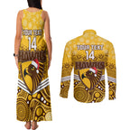 custom-hawthorn-football-christmas-couples-matching-tank-maxi-dress-and-long-sleeve-button-shirt-merry-xmas-2023-mix-aboriginal-art