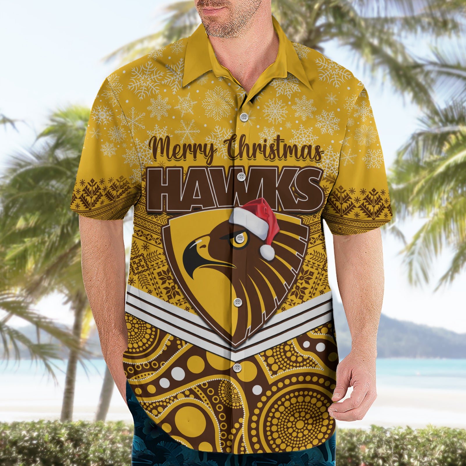 custom-hawthorn-football-christmas-hawaiian-shirt-merry-xmas-2023-mix-aboriginal-art