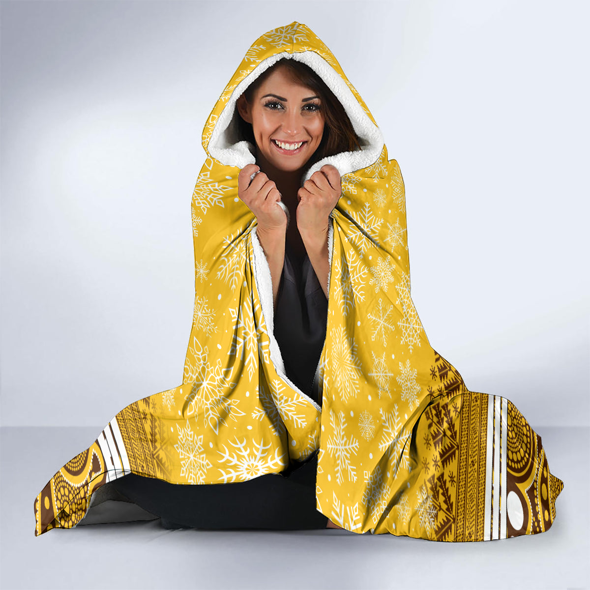 custom-hawthorn-football-christmas-hooded-blanket-merry-xmas-2023-mix-aboriginal-art