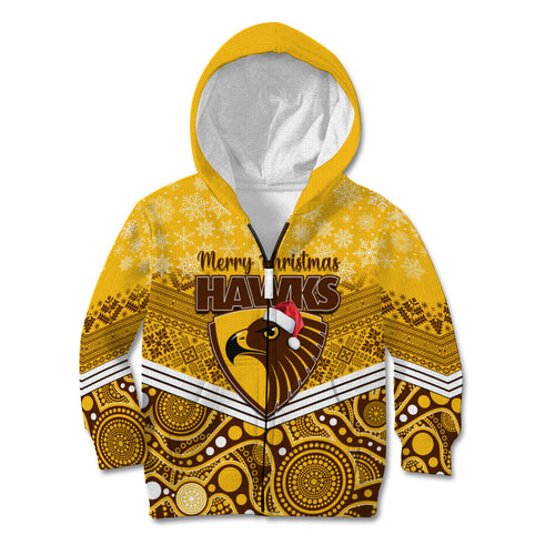 custom-hawthorn-football-christmas-kid-hoodie-merry-xmas-2023-mix-aboriginal-art