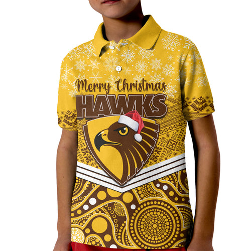 custom-hawthorn-football-christmas-kid-polo-shirt-merry-xmas-2023-mix-aboriginal-art