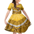 custom-hawthorn-football-christmas-kid-short-sleeve-dress-merry-xmas-2023-mix-aboriginal-art