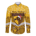 custom-hawthorn-football-christmas-long-sleeve-button-shirt-merry-xmas-2023-mix-aboriginal-art