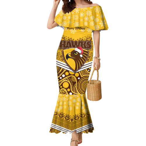 custom-hawthorn-football-christmas-mermaid-dress-merry-xmas-2023-mix-aboriginal-art