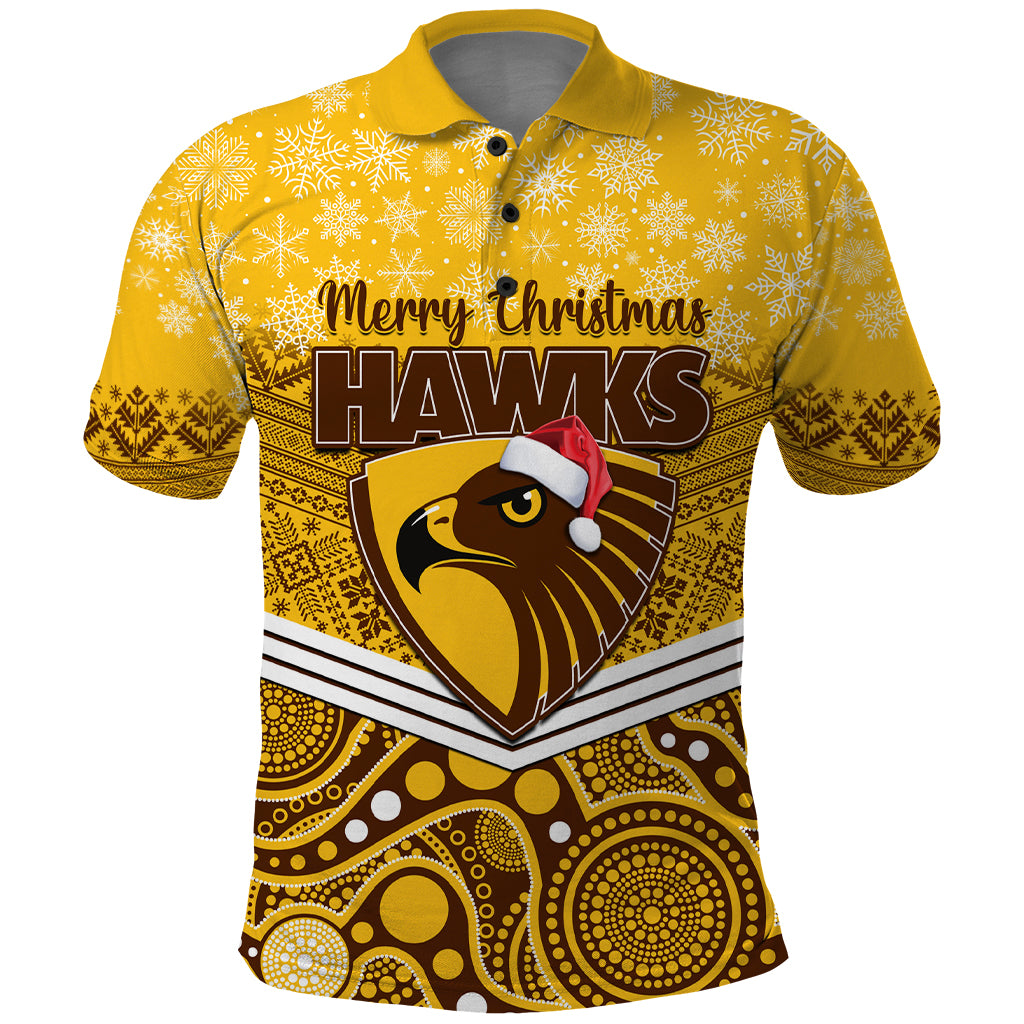 custom-hawthorn-football-christmas-polo-shirt-merry-xmas-2023-mix-aboriginal-art