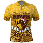 custom-hawthorn-football-christmas-polo-shirt-merry-xmas-2023-mix-aboriginal-art