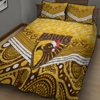 custom-hawthorn-football-christmas-quilt-bed-set-merry-xmas-2023-mix-aboriginal-art