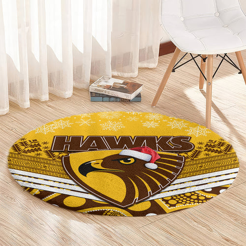 custom-hawthorn-football-christmas-round-carpet-merry-xmas-2023-mix-aboriginal-art