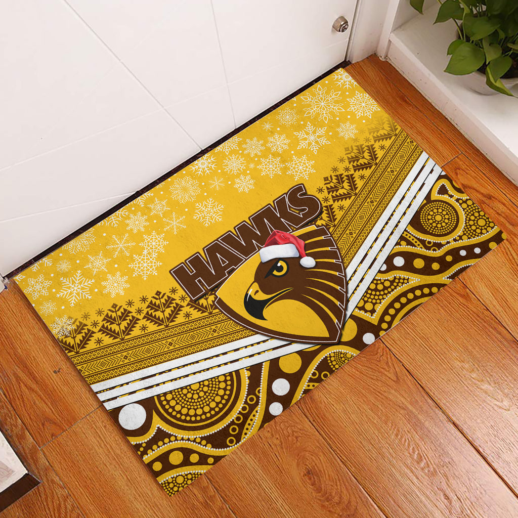 custom-hawthorn-football-christmas-rubber-doormat-merry-xmas-2023-mix-aboriginal-art