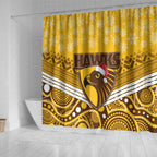 custom-hawthorn-football-christmas-shower-curtain-merry-xmas-2023-mix-aboriginal-art
