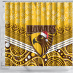 custom-hawthorn-football-christmas-shower-curtain-merry-xmas-2023-mix-aboriginal-art