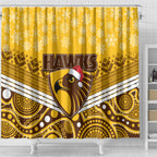 custom-hawthorn-football-christmas-shower-curtain-merry-xmas-2023-mix-aboriginal-art
