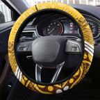 Hawthorn Football Christmas Steering Wheel Cover Merry Xmas 2023 Mix Aboriginal Art
