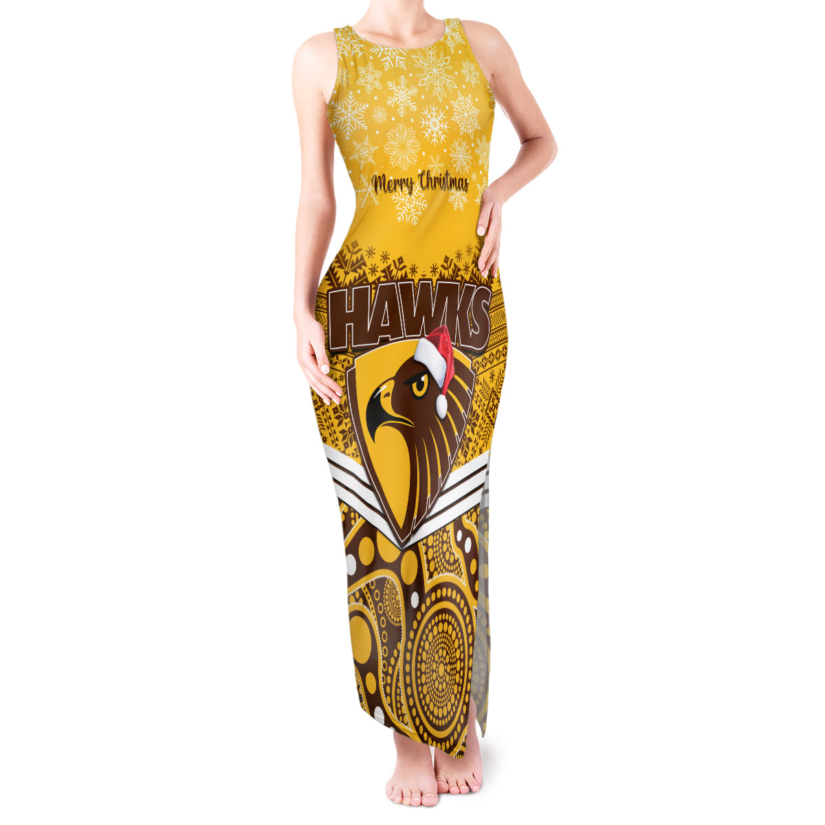 custom-hawthorn-football-christmas-tank-maxi-dress-merry-xmas-2023-mix-aboriginal-art