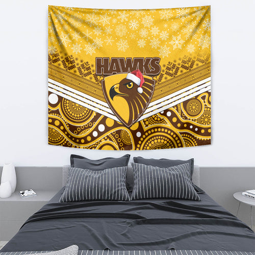 custom-hawthorn-football-christmas-tapestry-merry-xmas-2023-mix-aboriginal-art