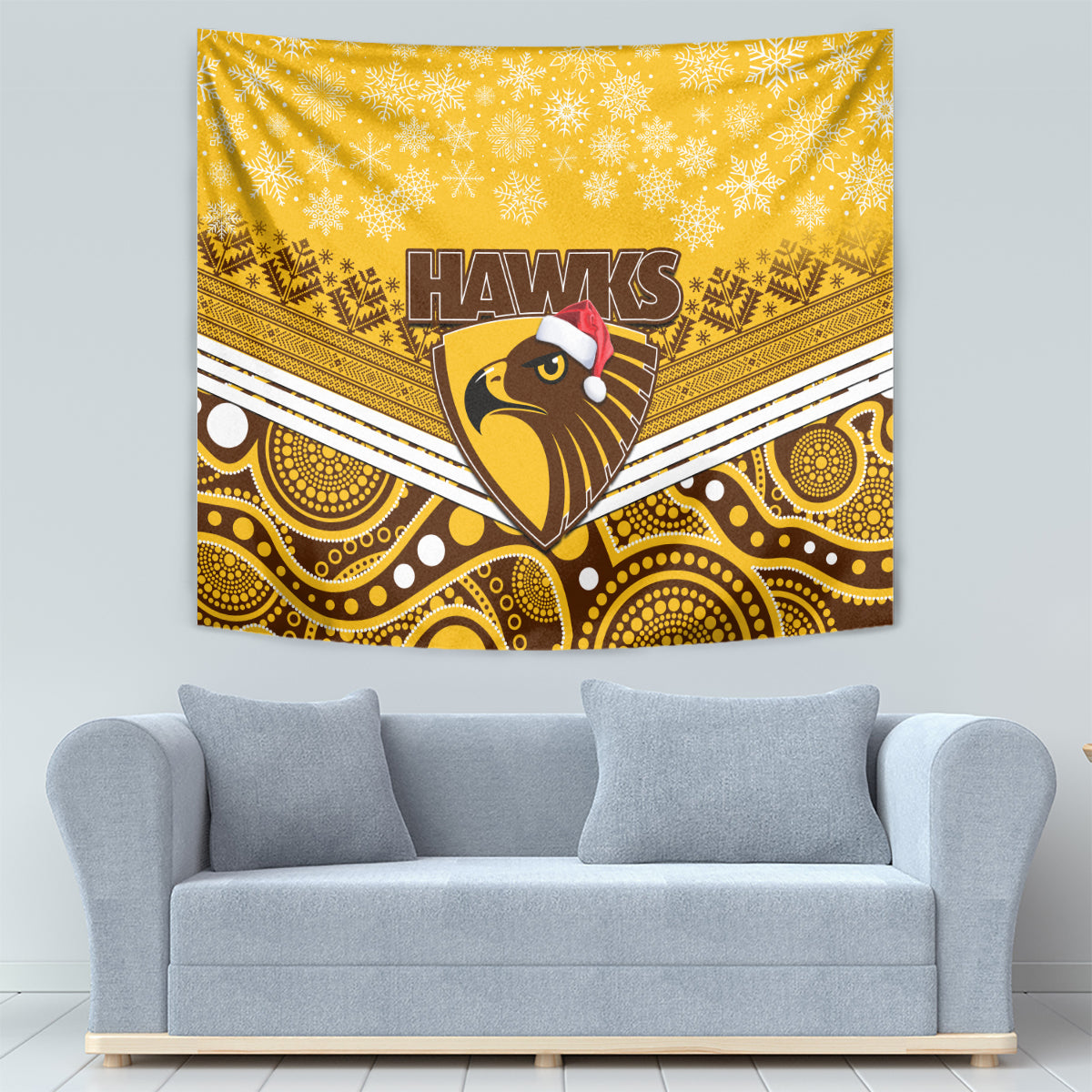 custom-hawthorn-football-christmas-tapestry-merry-xmas-2023-mix-aboriginal-art