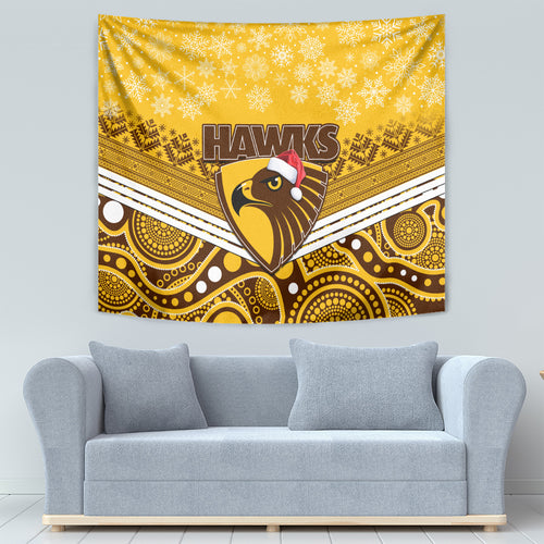 custom-hawthorn-football-christmas-tapestry-merry-xmas-2023-mix-aboriginal-art