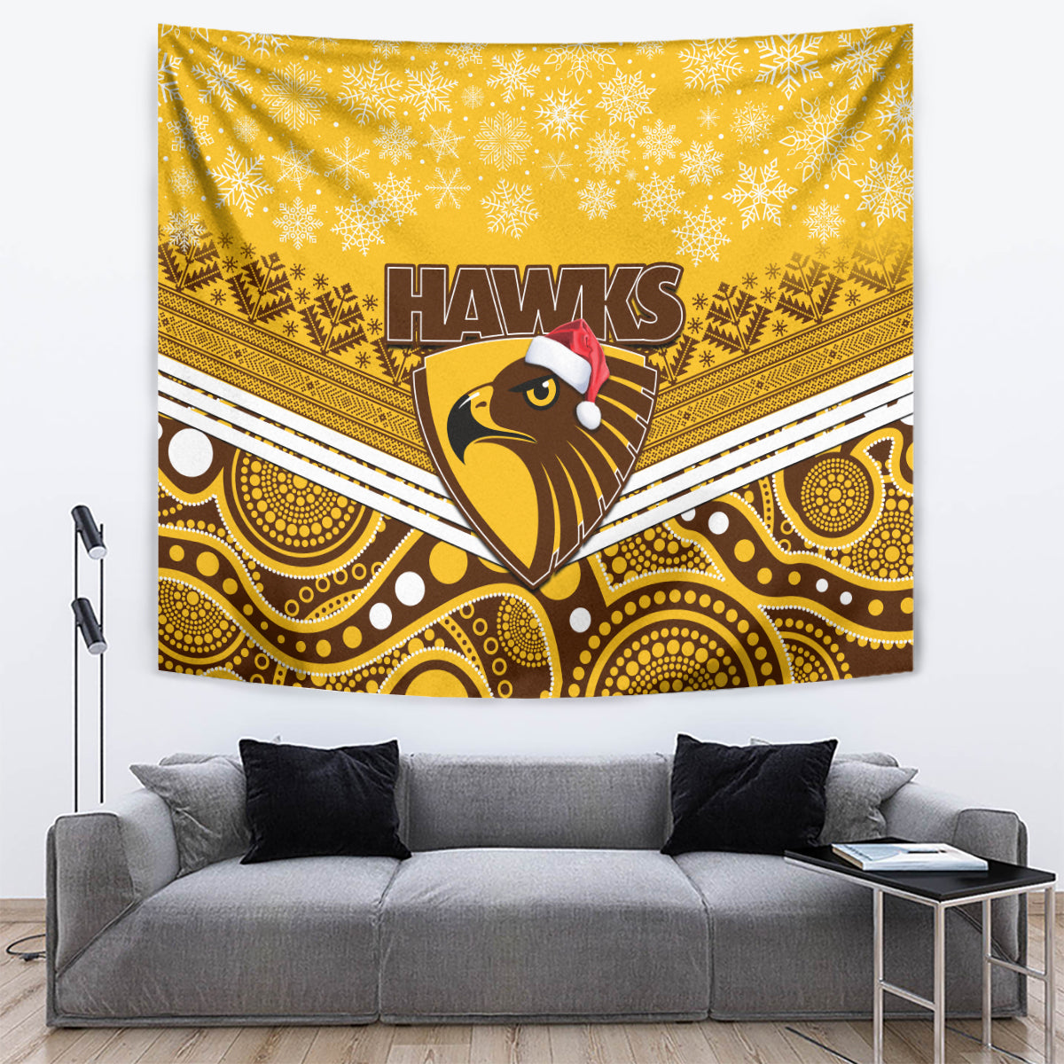 custom-hawthorn-football-christmas-tapestry-merry-xmas-2023-mix-aboriginal-art