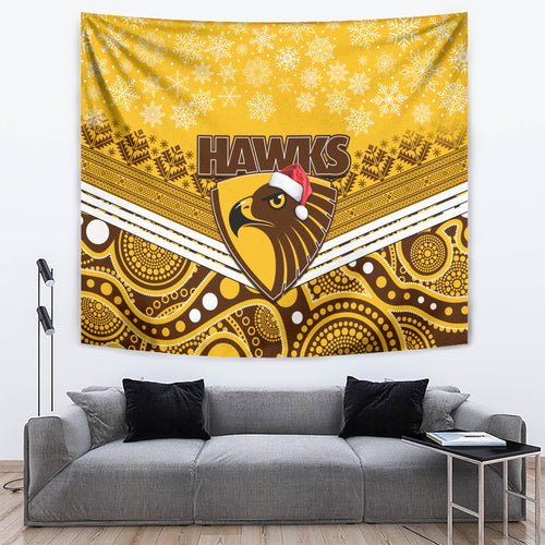 custom-hawthorn-football-christmas-tapestry-merry-xmas-2023-mix-aboriginal-art