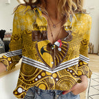 custom-hawthorn-football-christmas-women-casual-shirt-merry-xmas-2023-mix-aboriginal-art