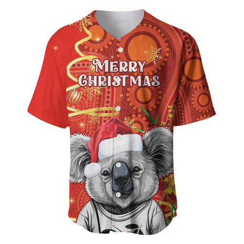 personalised-australia-koala-christmas-baseball-jersey-aboriginal-art-with-golden-wattle