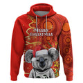 personalised-australia-koala-christmas-hoodie-aboriginal-art-with-golden-wattle