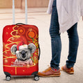 personalised-australia-koala-christmas-luggage-cover-aboriginal-art-with-golden-wattle