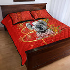 personalised-australia-koala-christmas-quilt-bed-set-aboriginal-art-with-golden-wattle
