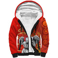 personalised-australia-koala-christmas-sherpa-hoodie-aboriginal-art-with-golden-wattle
