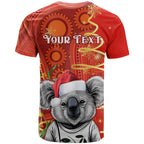 personalised-australia-koala-christmas-t-shirt-aboriginal-art-with-golden-wattle