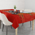 personalised-australia-koala-christmas-tablecloth-aboriginal-art-with-golden-wattle