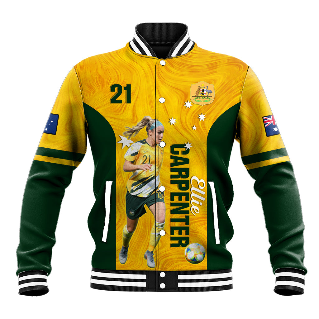 australia-soccer-baseball-jacket-ellie-carpenter-matildas-gold-version