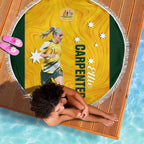 australia-soccer-beach-blanket-ellie-carpenter-matildas-gold-version