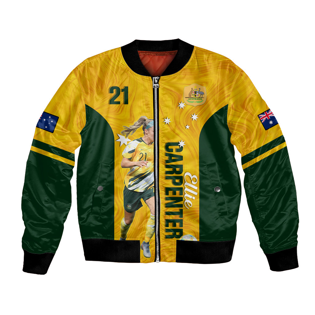 australia-soccer-bomber-jacket-ellie-carpenter-matildas-gold-version